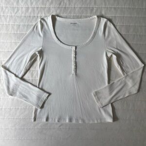Old Navy Rib-Knit Henley Top